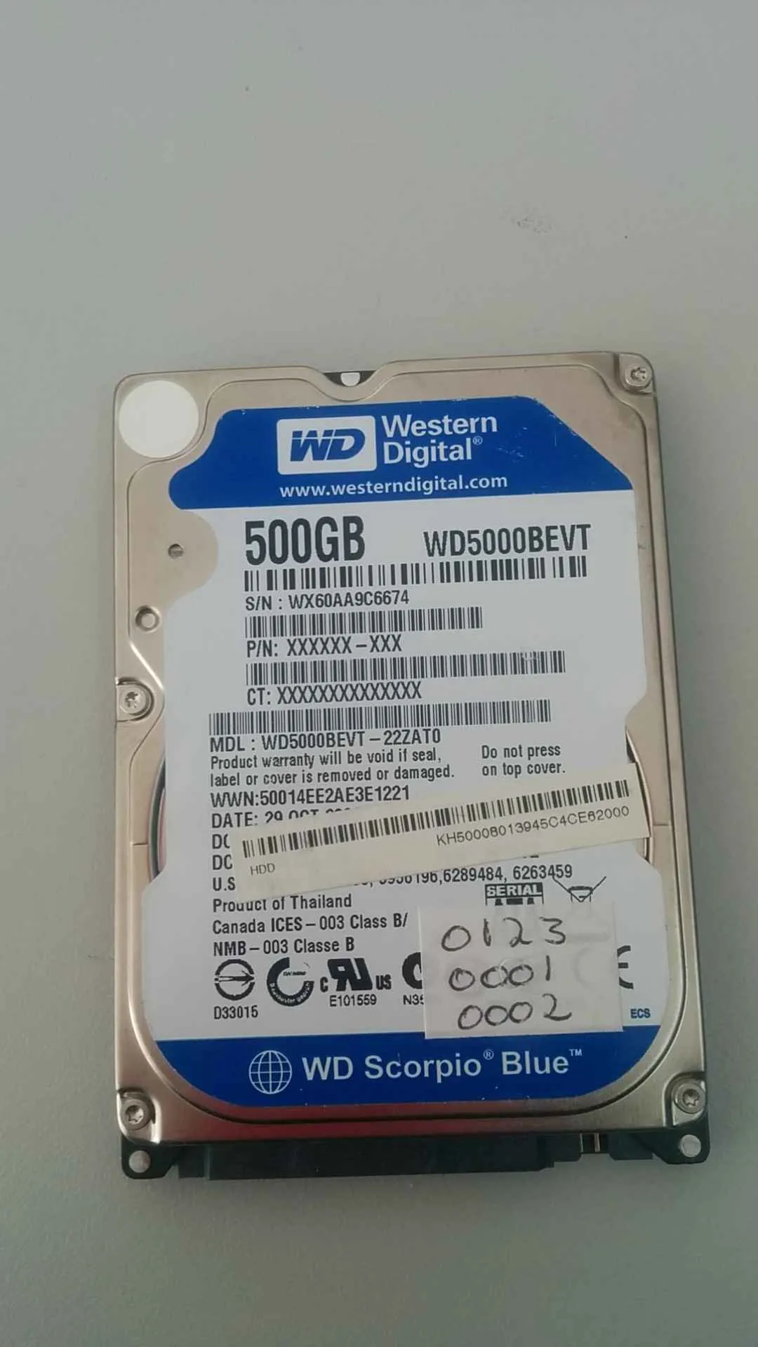 WD5000BEVT-22ZAT0