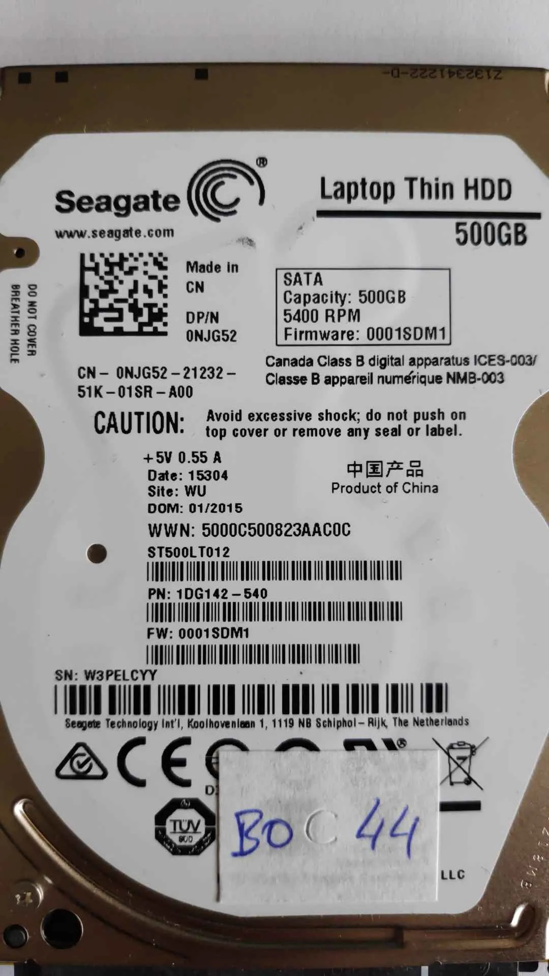 Seagate ST500LT012