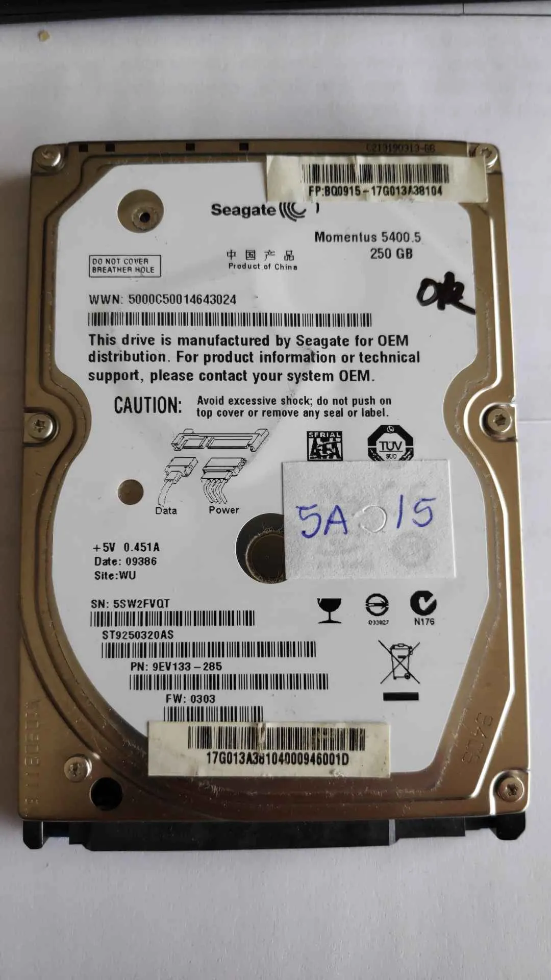 ST9250320AS