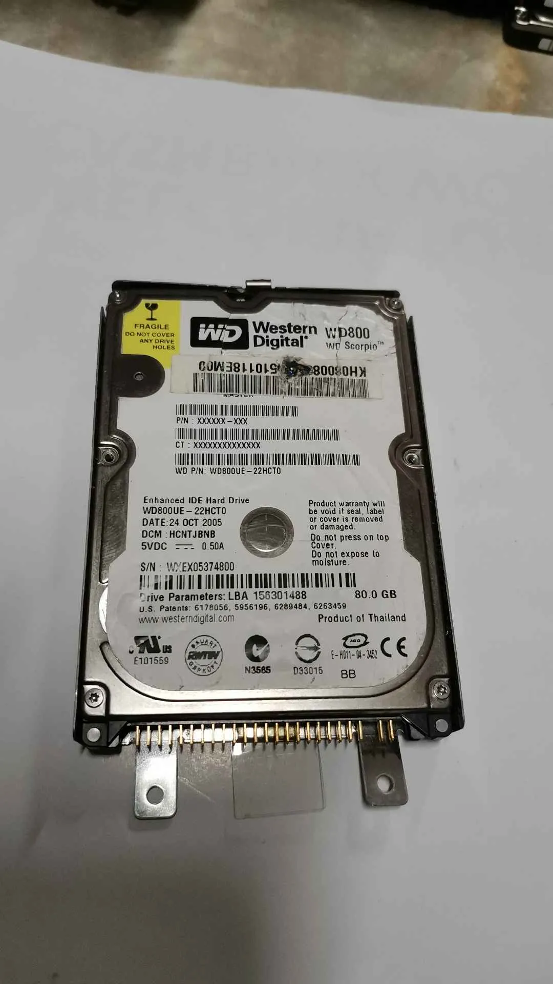WD800UE-22HCT0