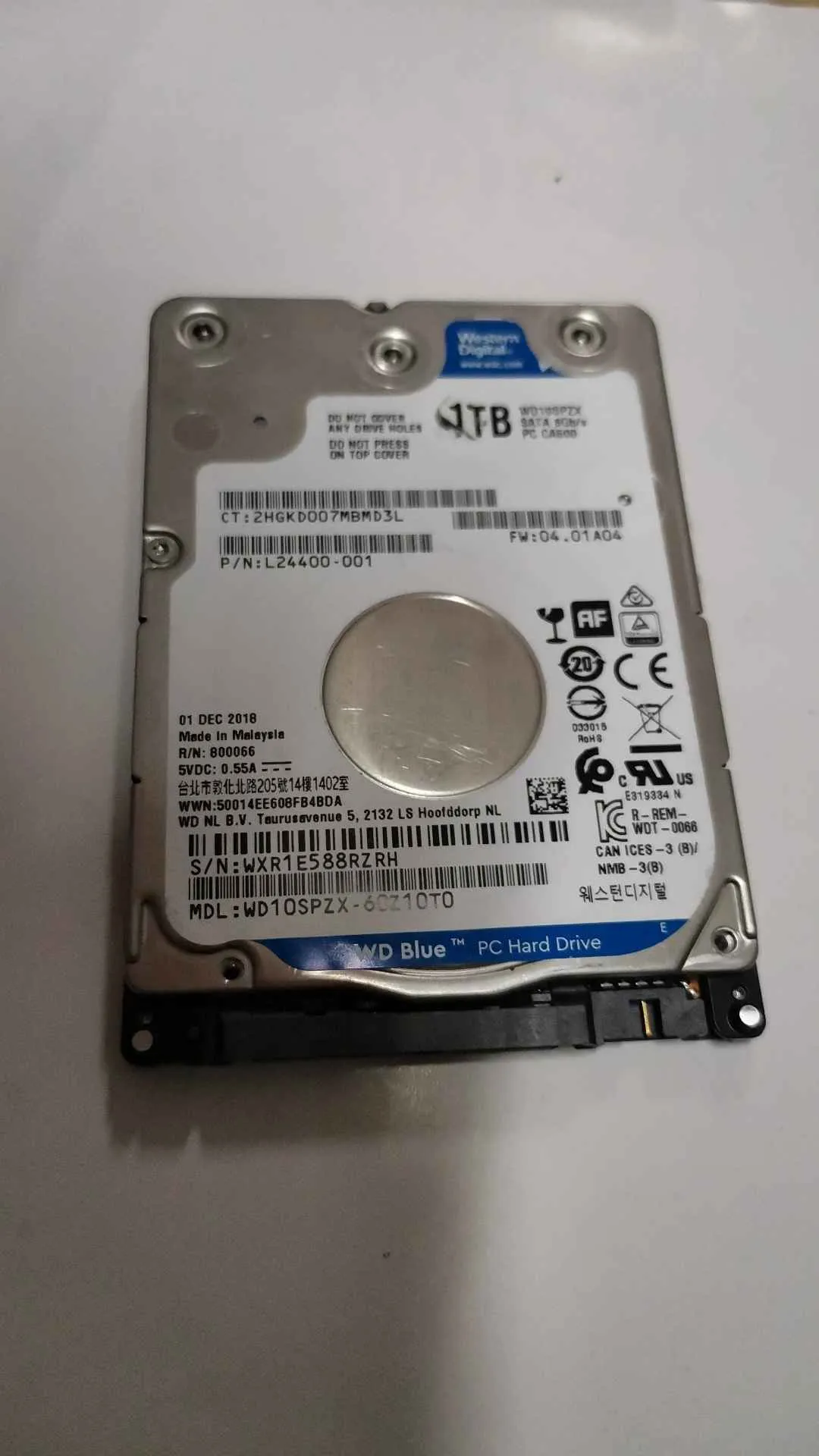 WD10SPZX-60Z10T0