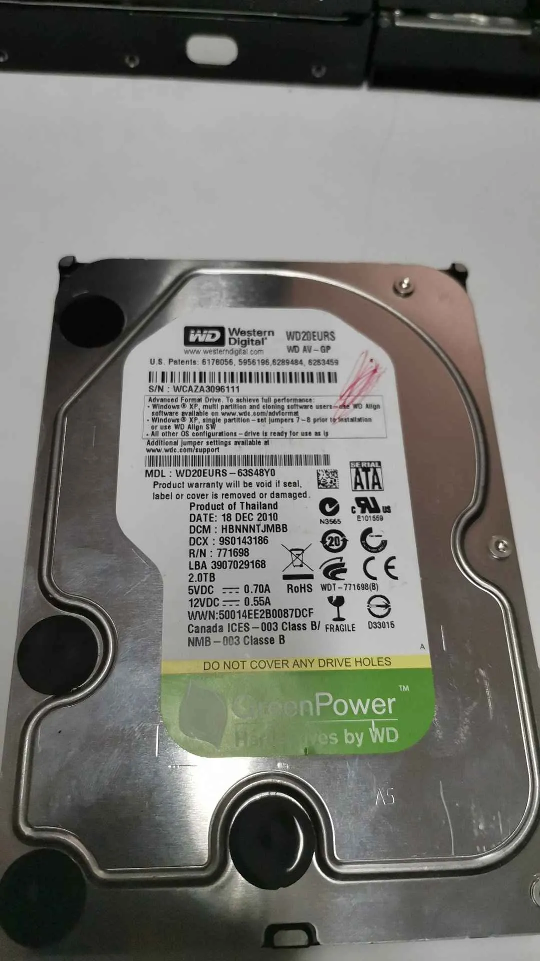 WD20EURS-63S48Y0