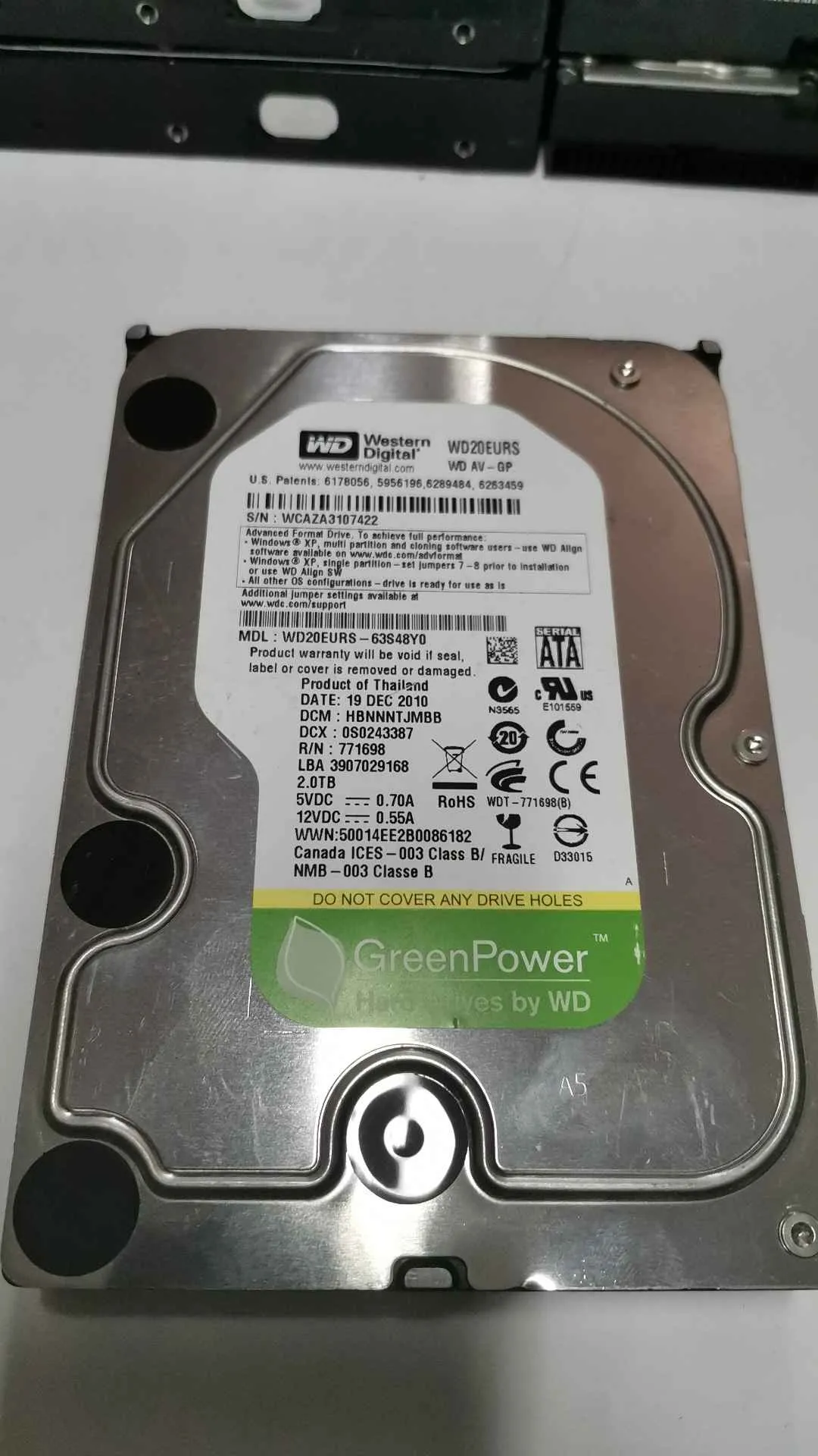 WD20EURS-63S48Y0