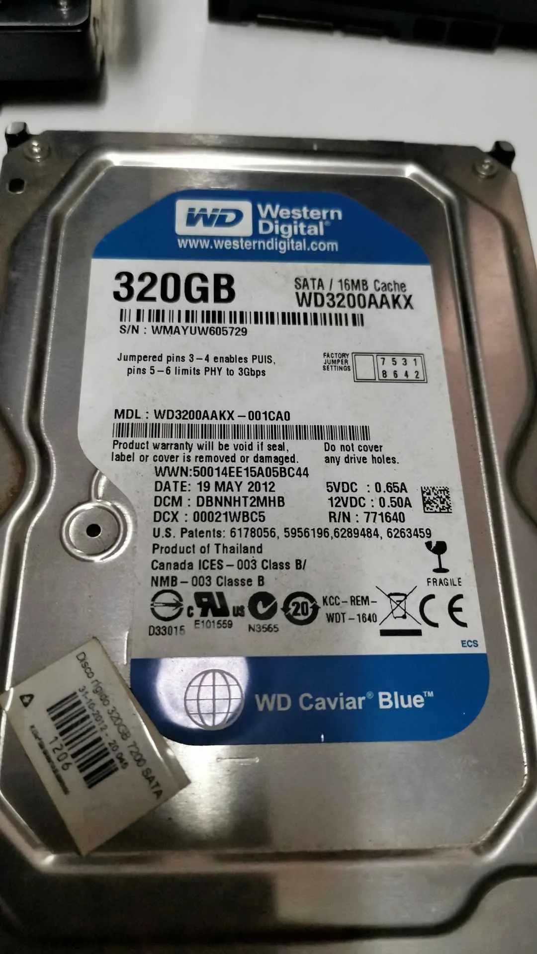 WD3200AAKX-001CA0