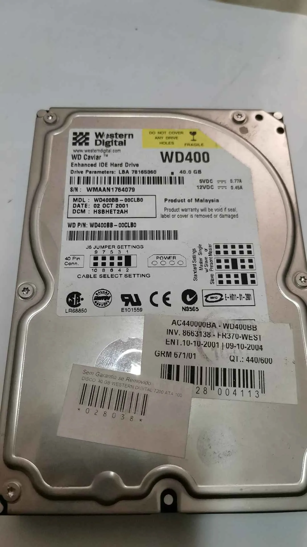 WD400BB-00CLB0