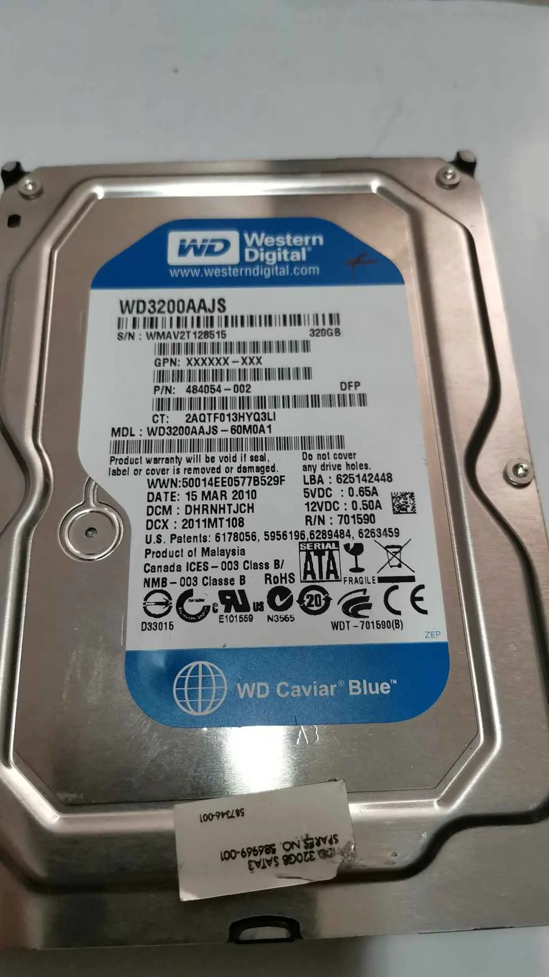 WD3200AAJS-60M0A1