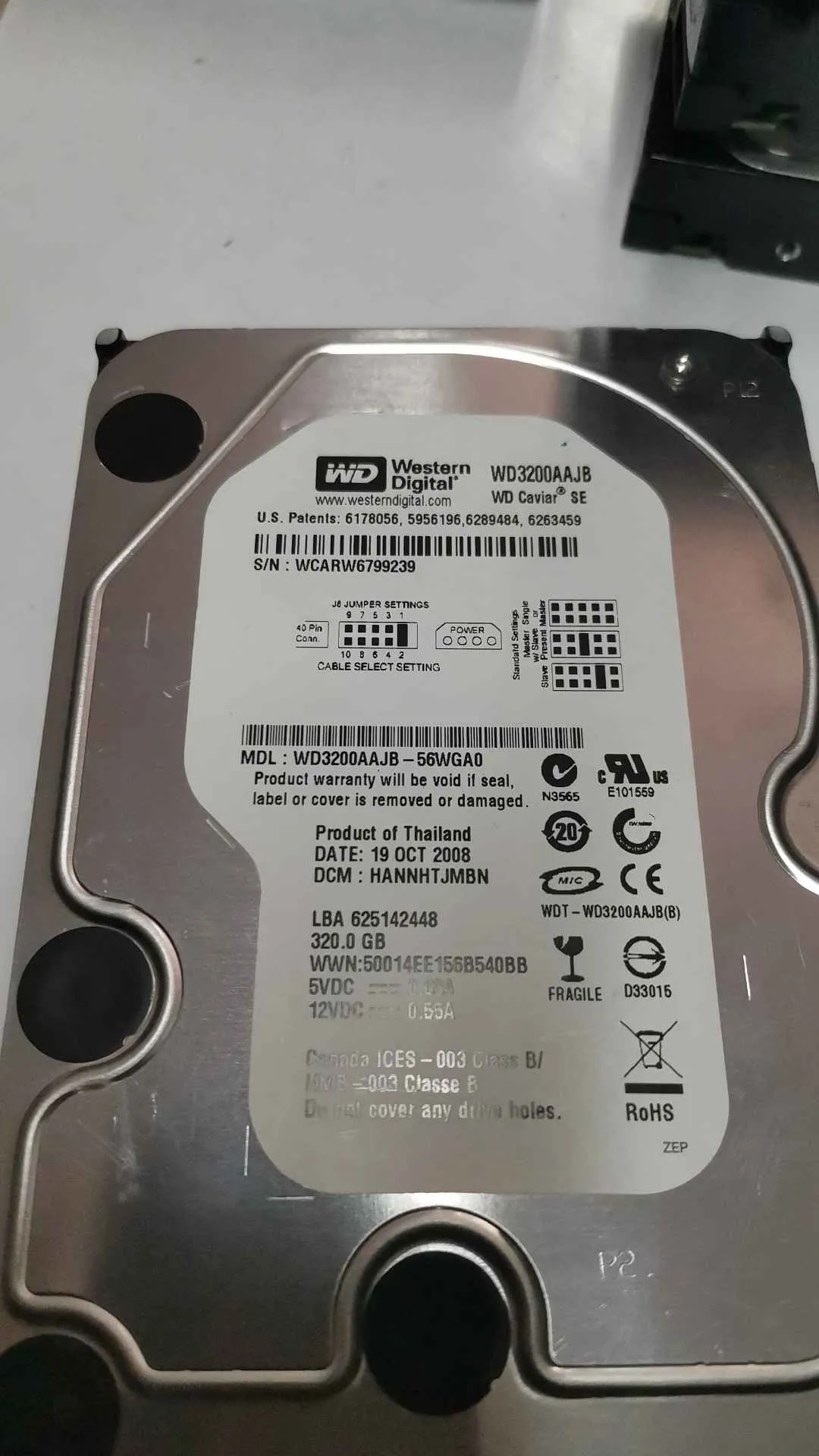 WD3200AAJB-56WGA0