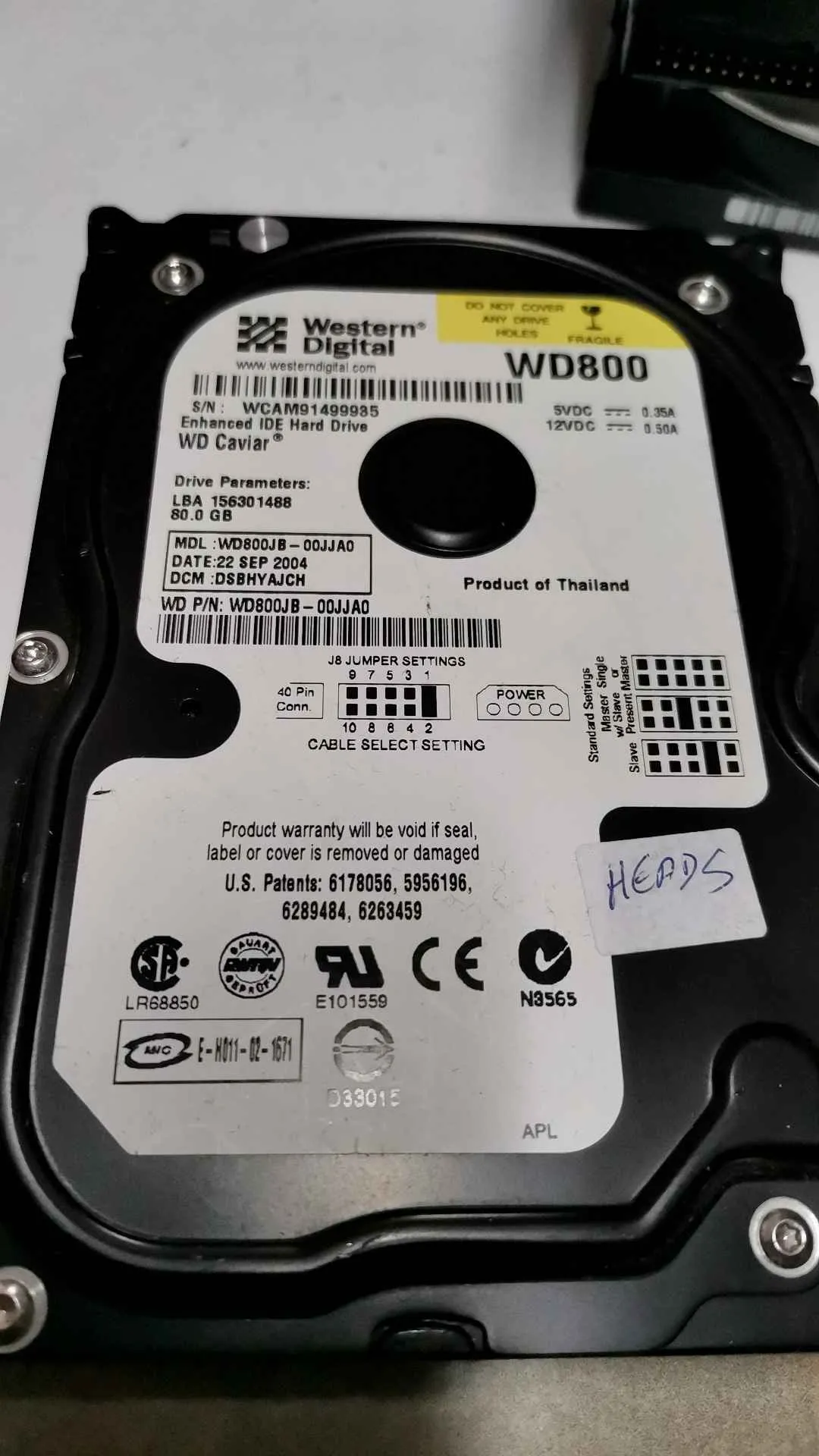 WD800JB-00JJA0
