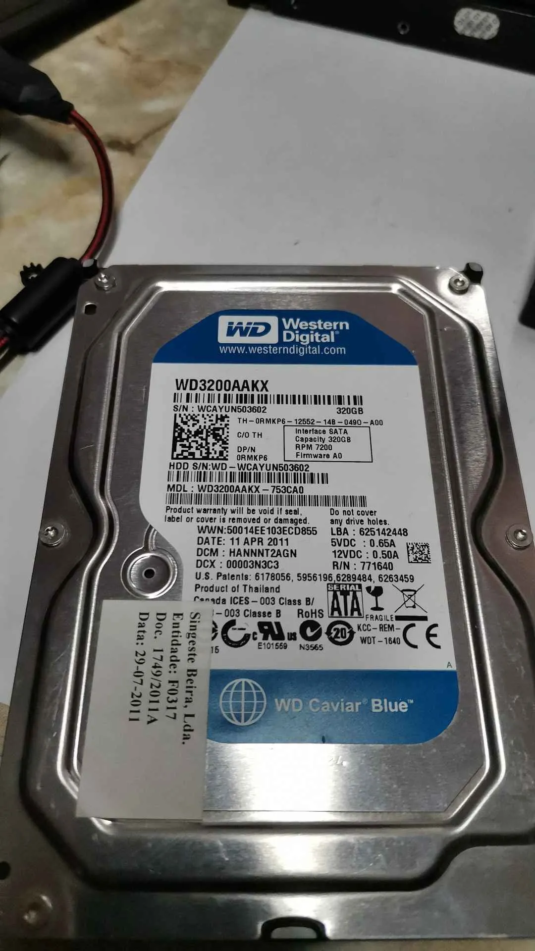 WD-WCAYUN503602