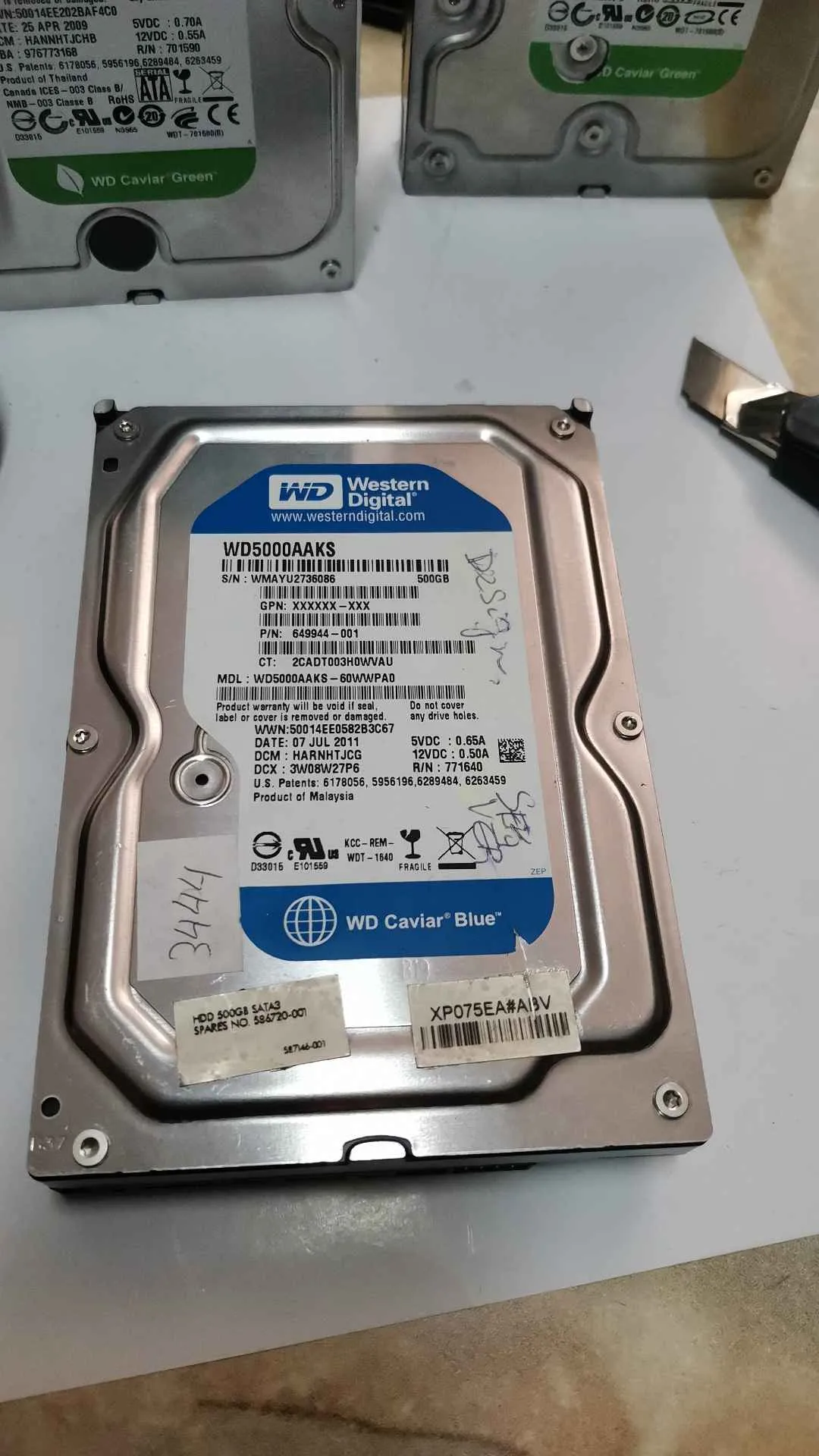 WD5000AAKS-60WWPA0
