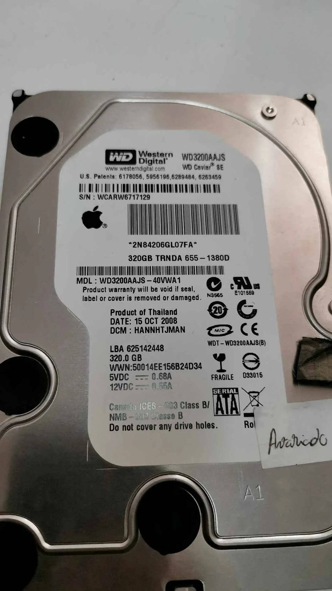 WD3200AAJS-40VWA1