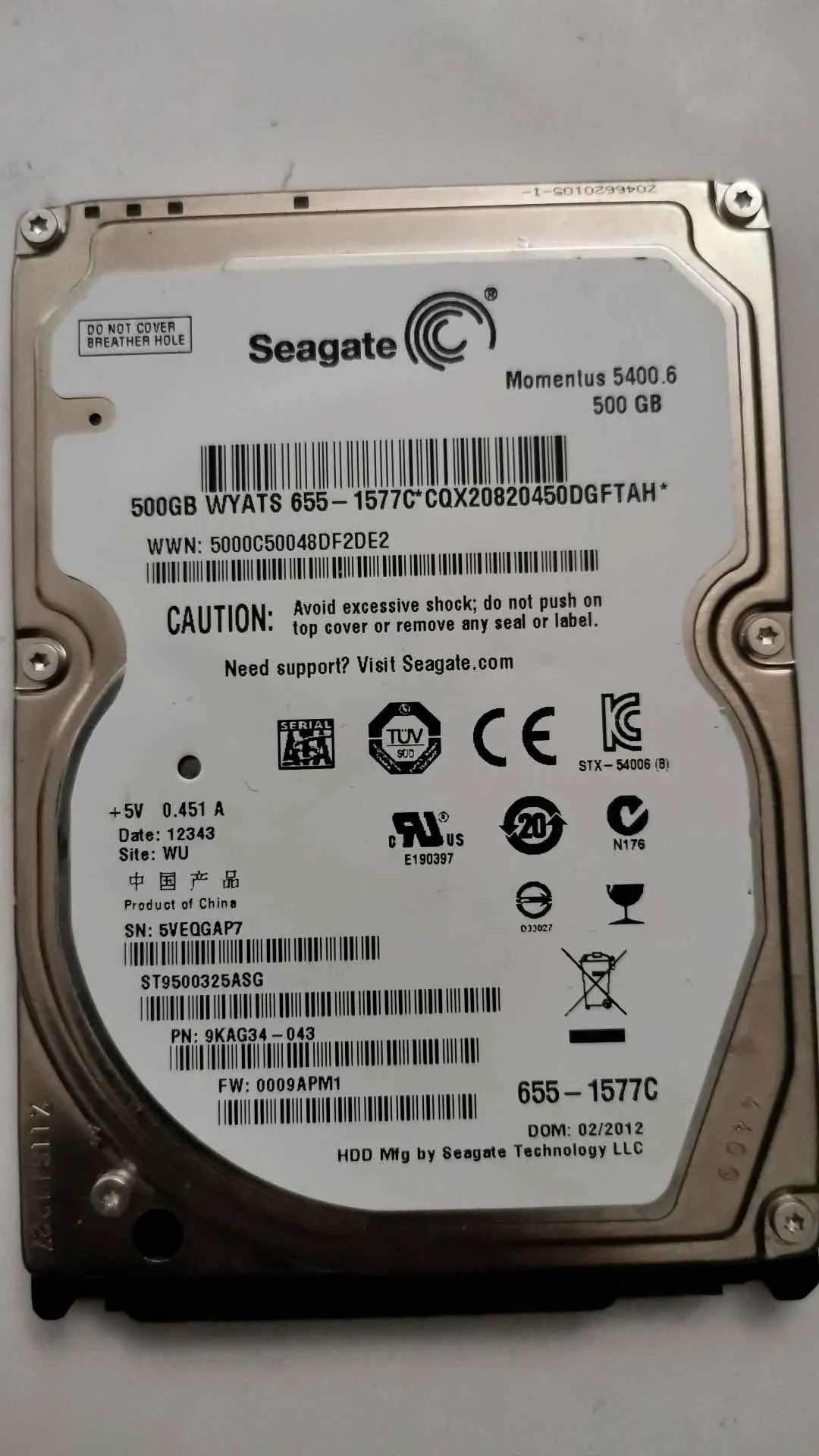 ST9500325ASG