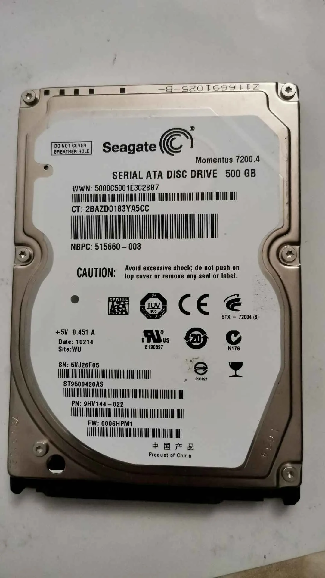 ST9500420AS