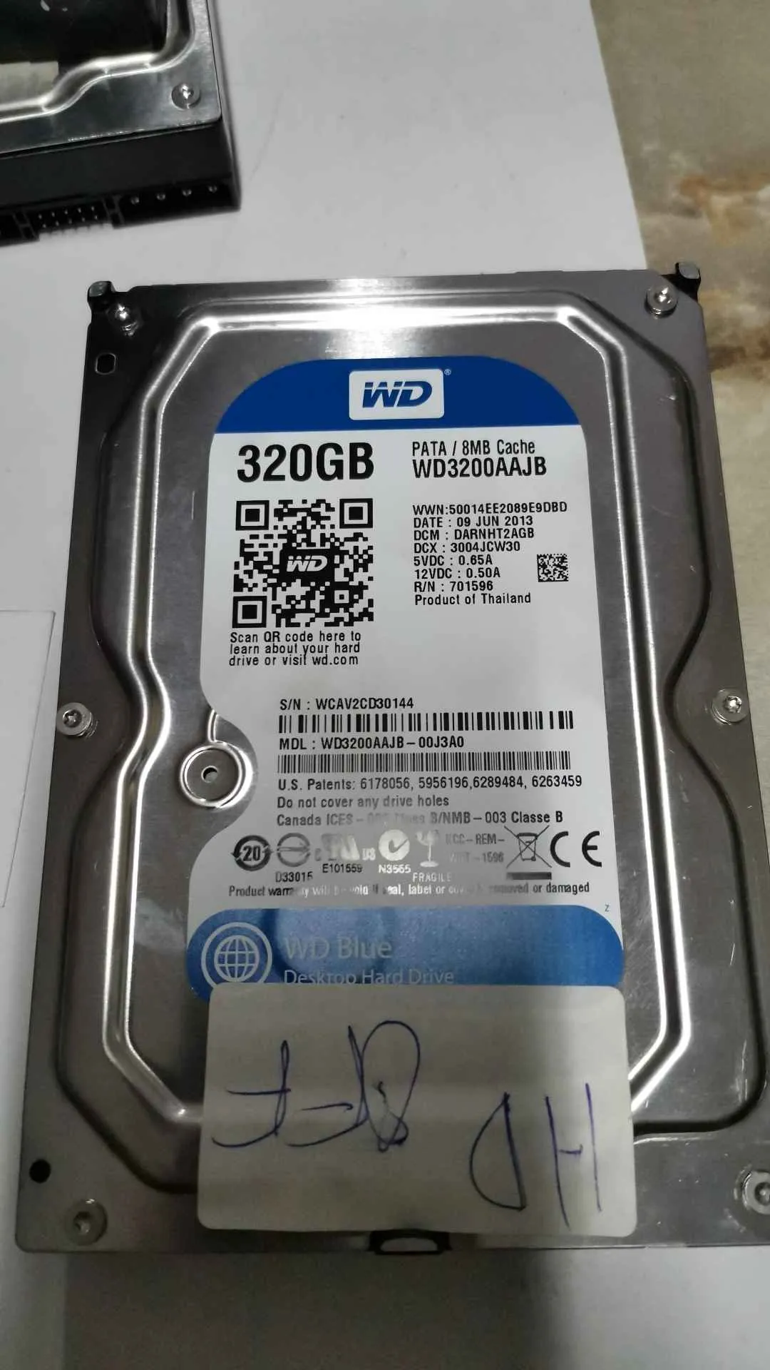 Western Digital WCAV2CD30144 S/N WCAV2CD30144