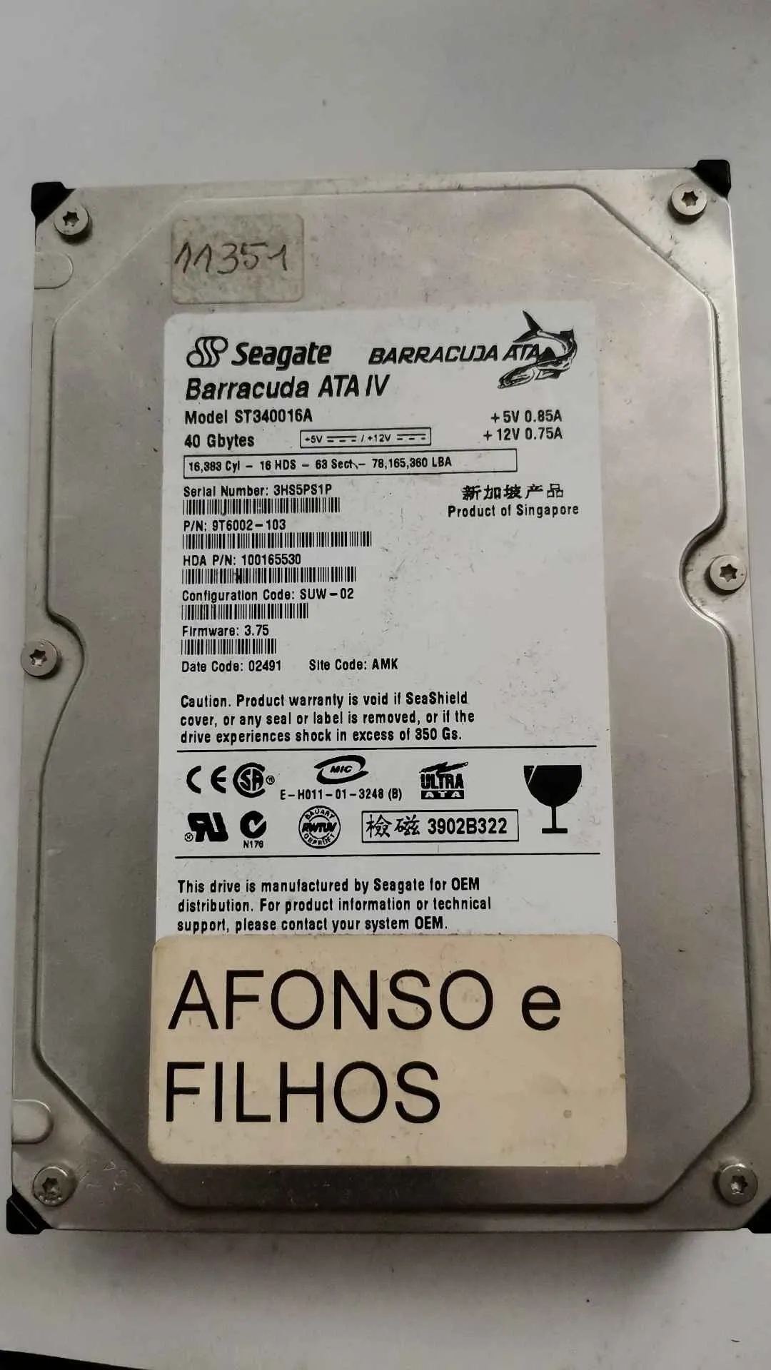 ST340016A