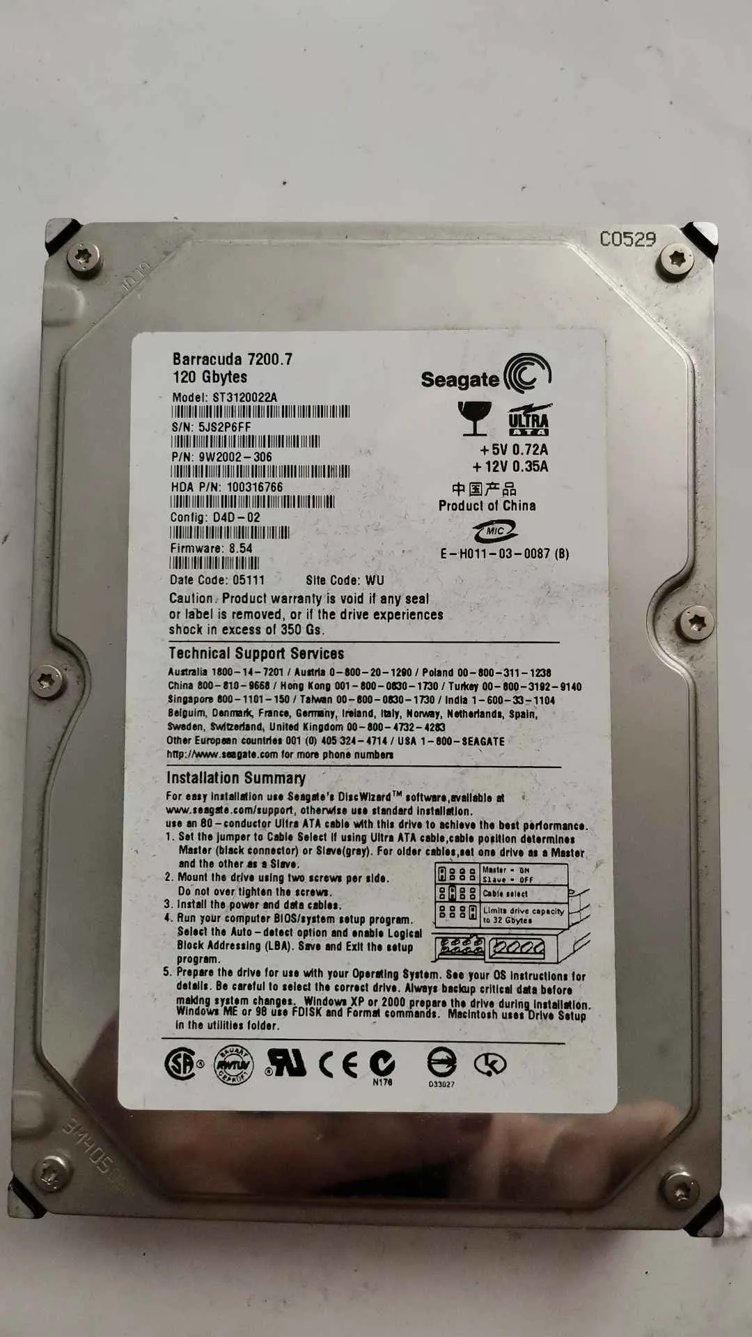 ST3120022A