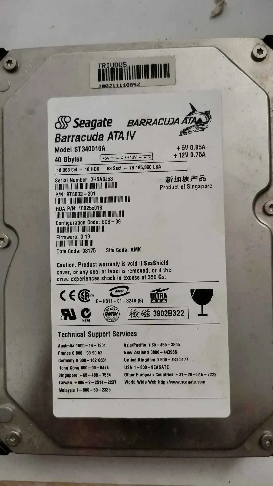 ST340016A