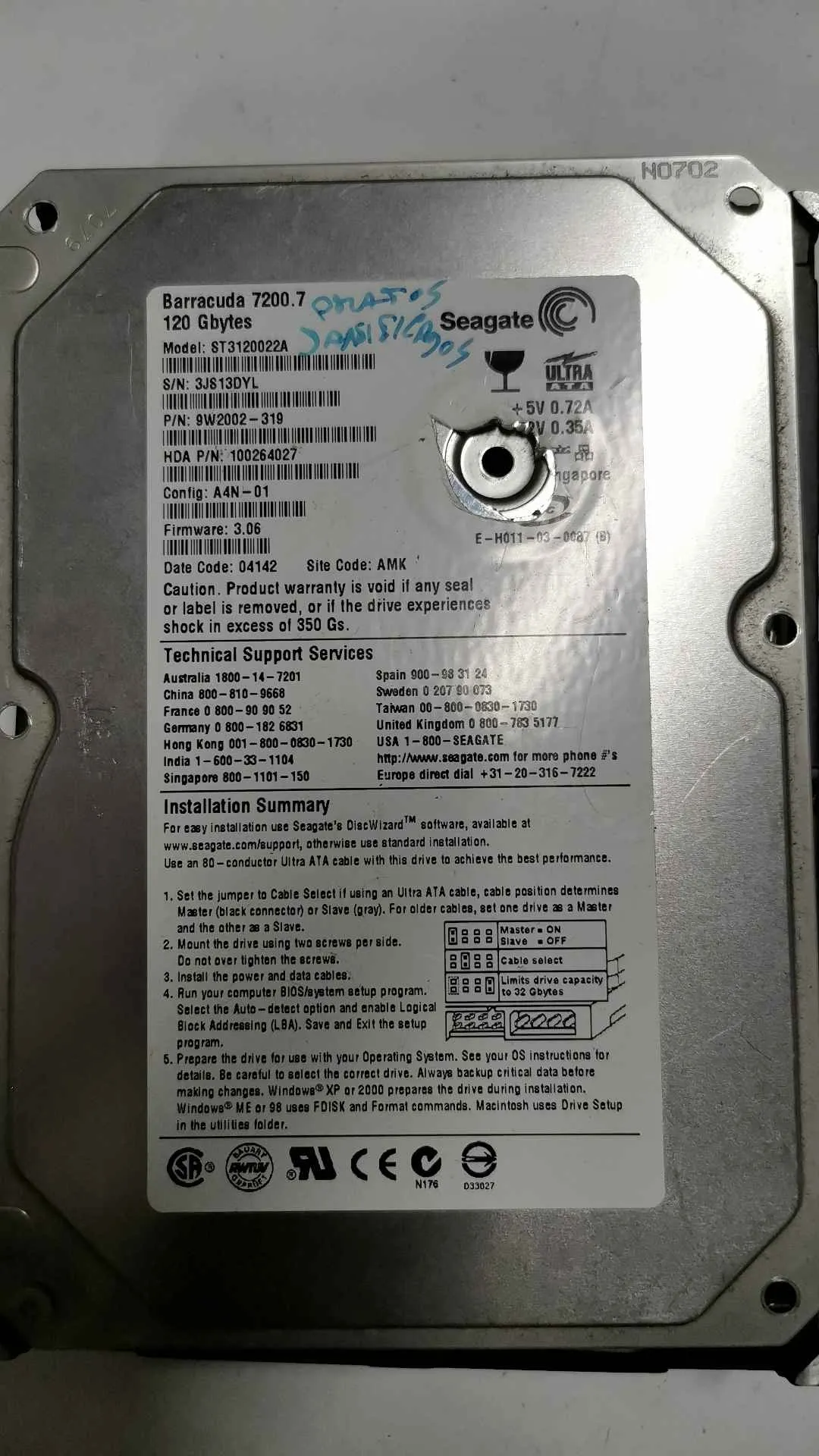 ST3120022A