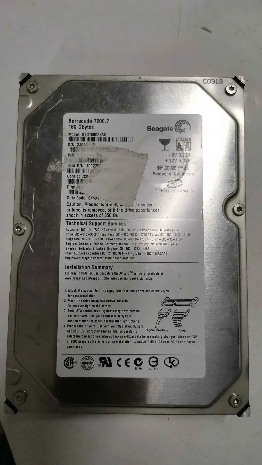 ST3160023AS