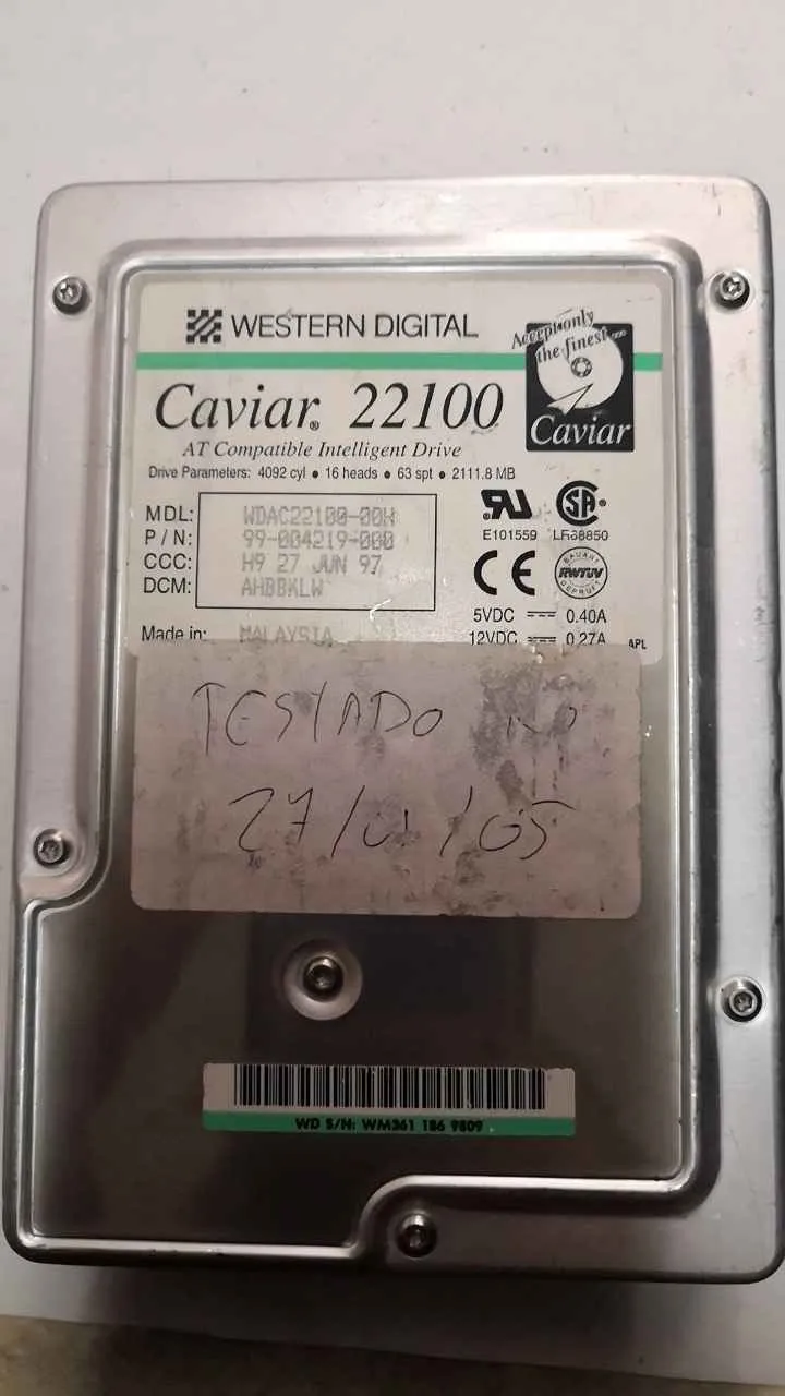 Western Digital WDAC22100-00H S/N WM3611869809