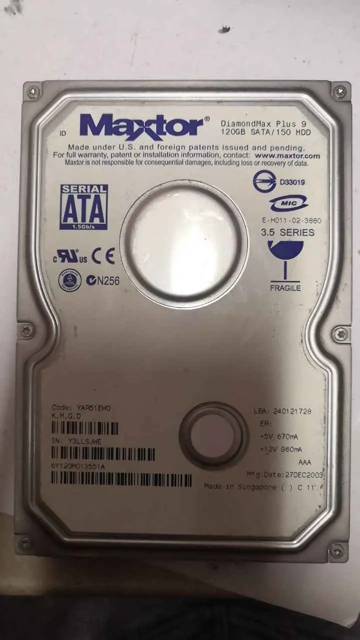 DIAMOND MAX PLUS9 120GB
