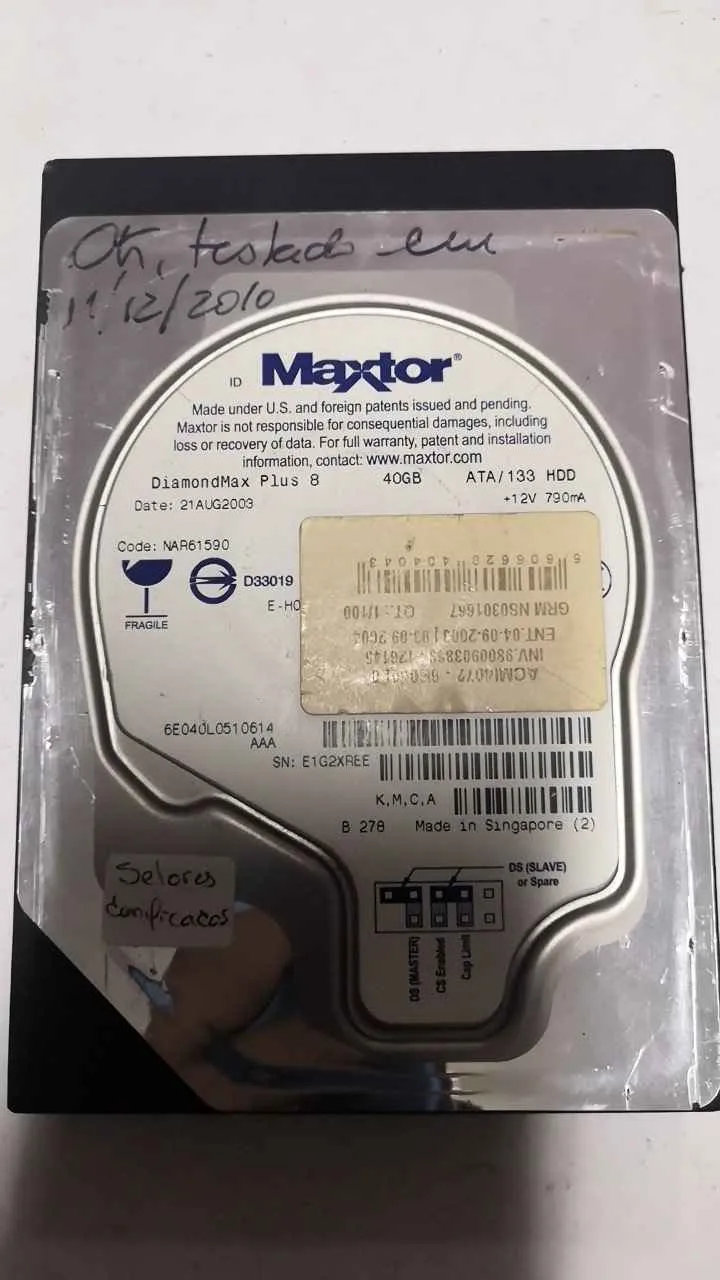 Maxtor DIAMONDMAX PLUS 8 40GB
