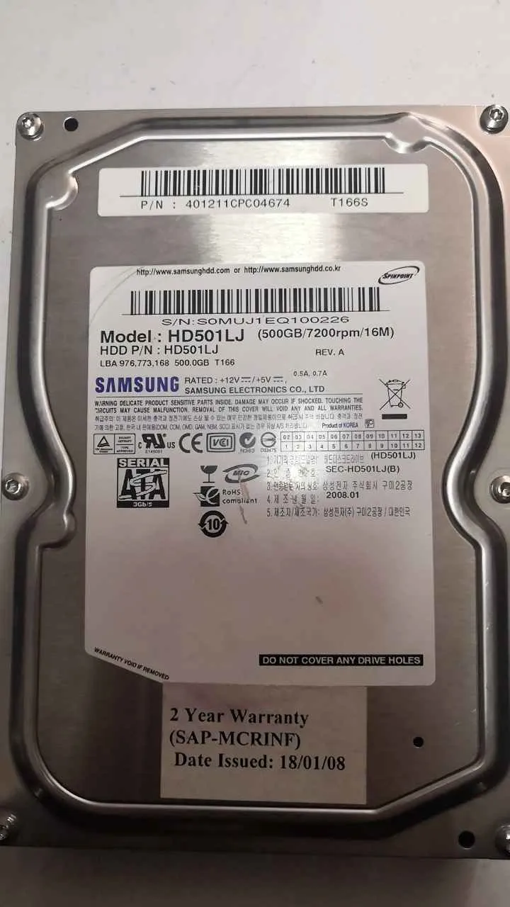 Samsung HD501LJ