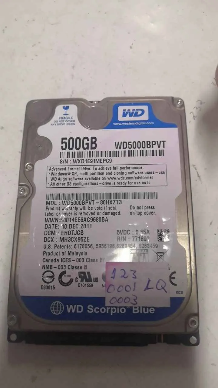 WD5000BPVT-80HXZT3