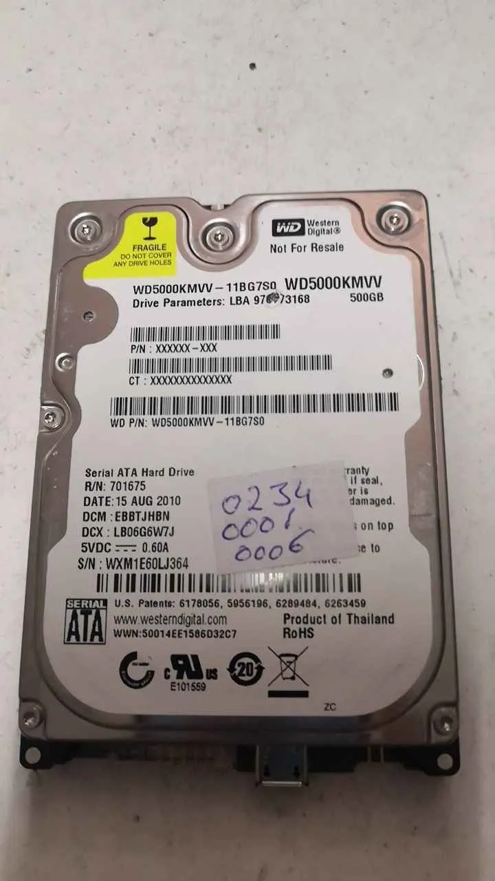 WD5000KMVV-11BG7S0