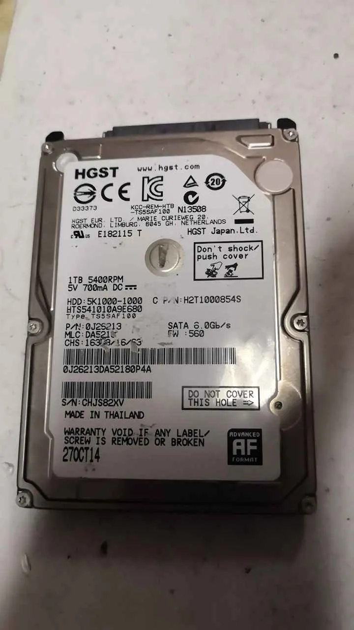 Hitachi HTS541010A9E680 S/N CHJS82XV