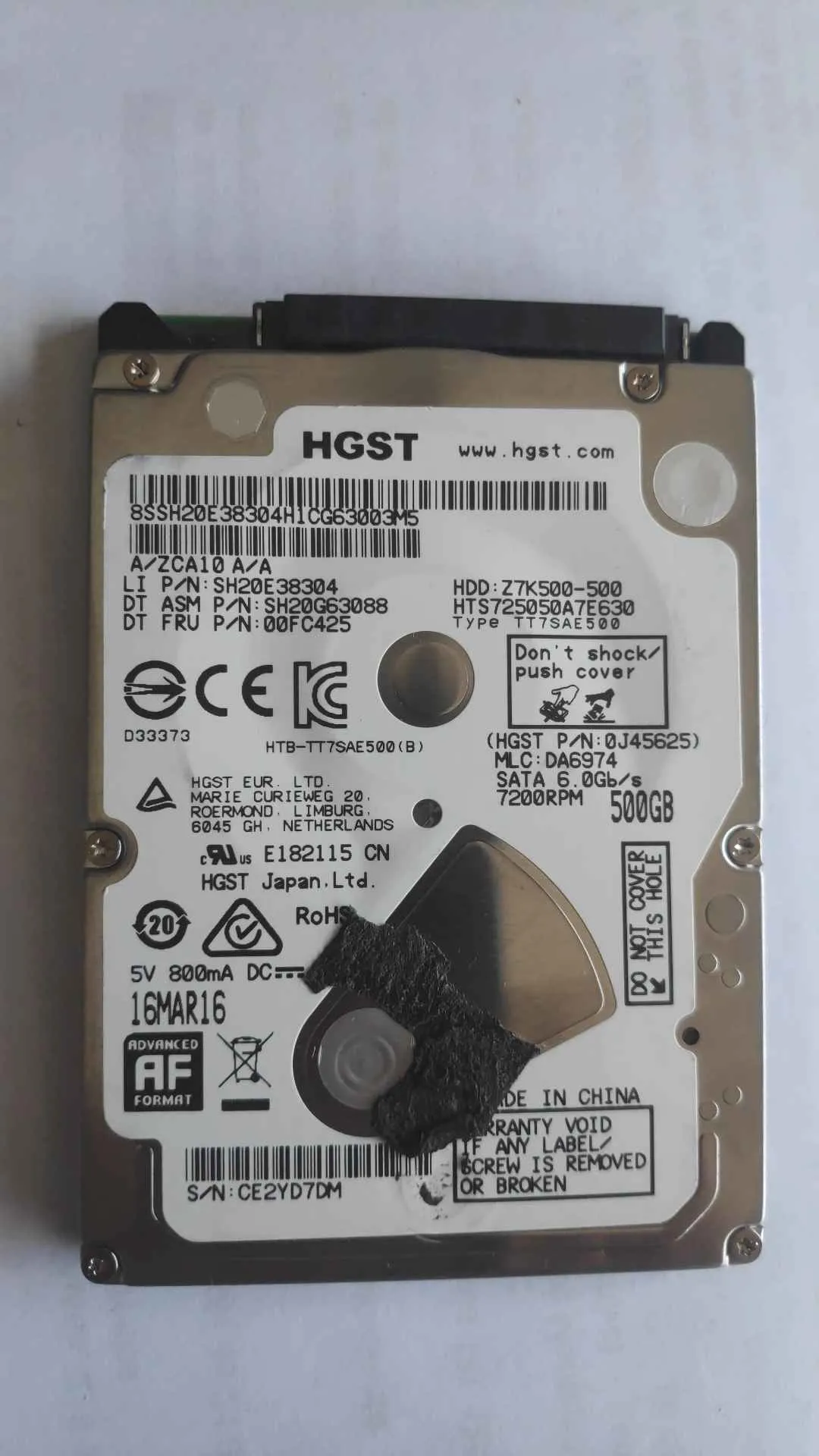 HTS725050A7E630
