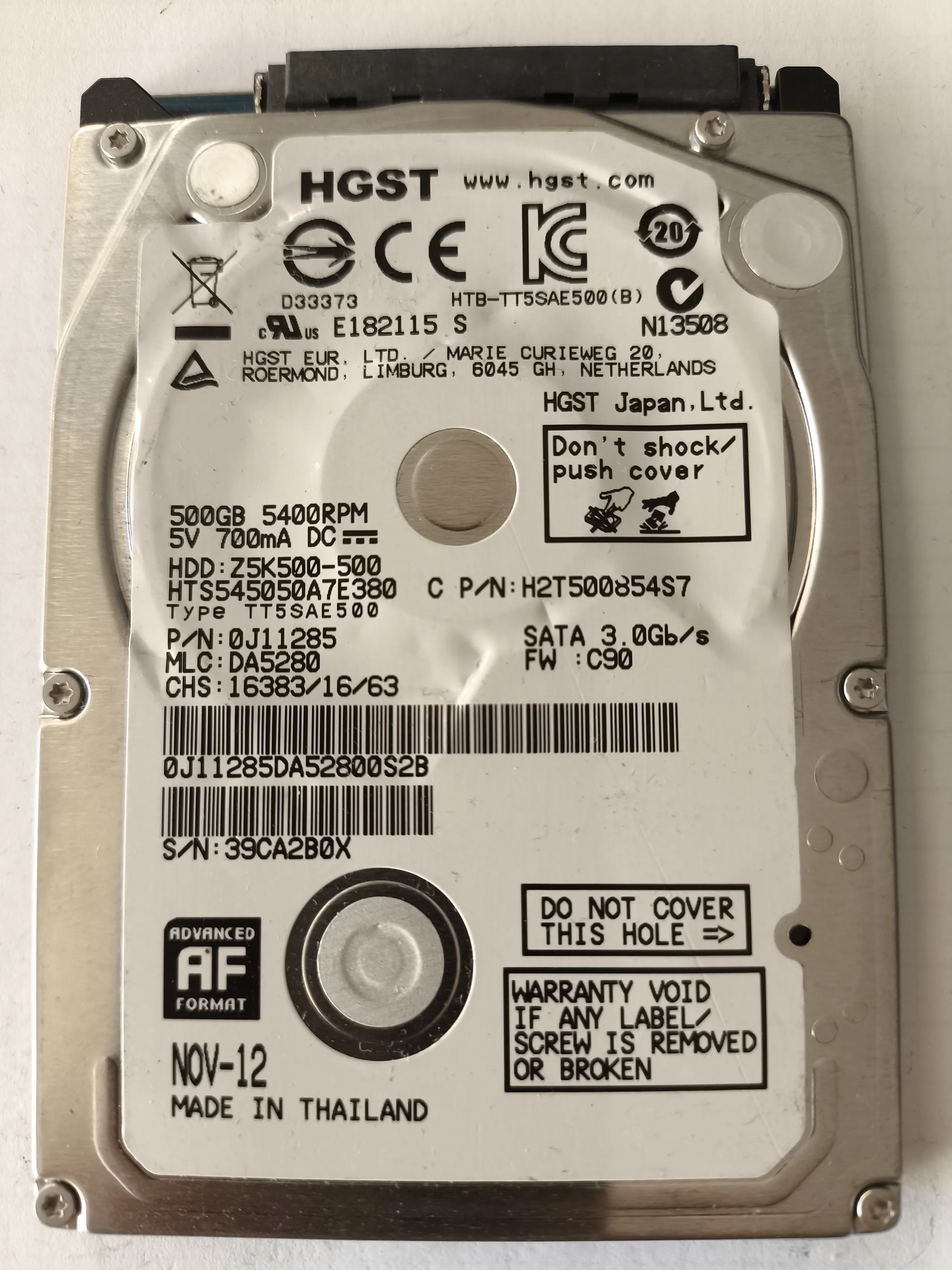 HTS545050A7E380