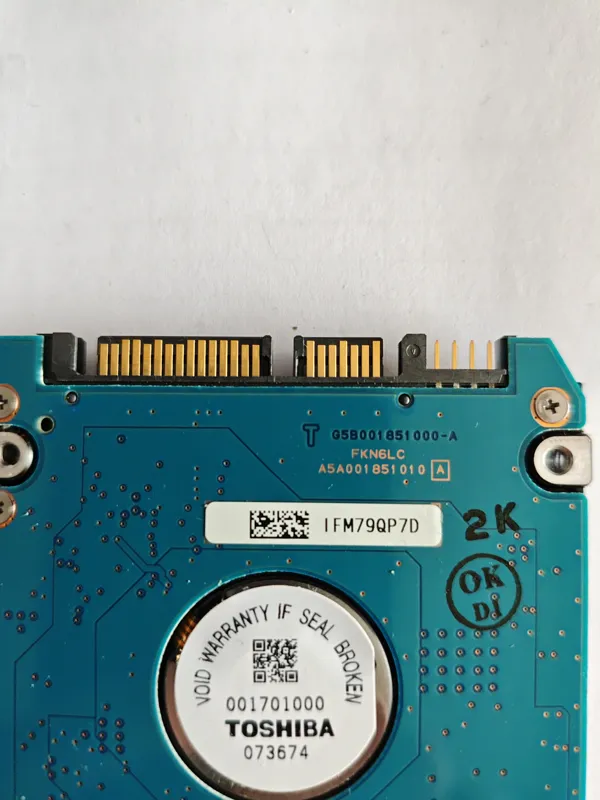 Placa PCB G5B001851000-A — Toshiba MK8037GSX