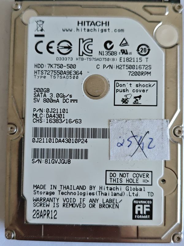 HTS727550A9E364