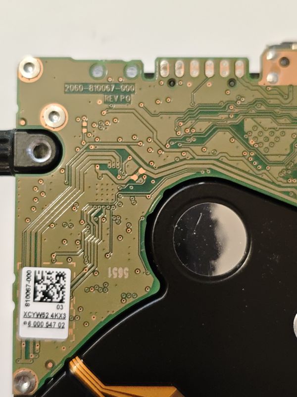 Placa PCB 2060-810067 — Western Digital WD50NDZW-1TBHV51