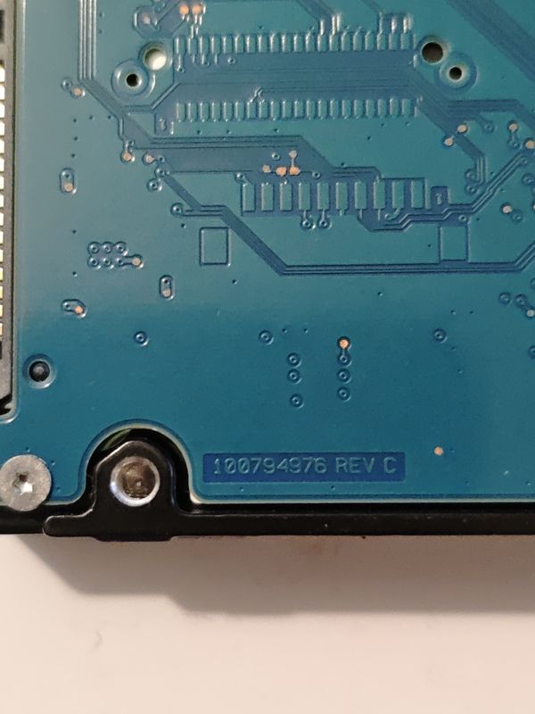Placa PCB 100794976 REV C — Seagate ST4000LM024
