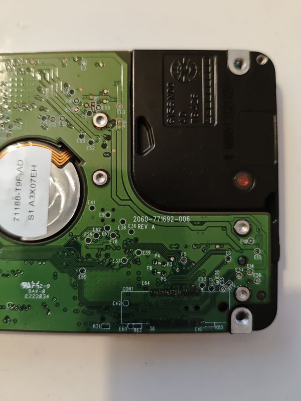 Board PCB 2060-771692-006 — Western Digital WD3200BEKX-75B7WT0