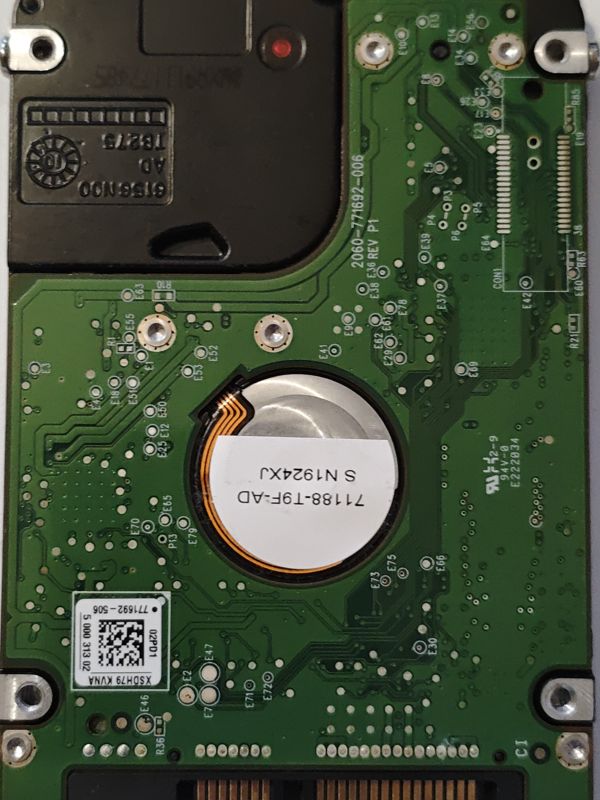 Placa PCB 2060-771692 — Western Digital WD2500BEKT-75PVMT0