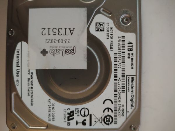 Western Digital WD40NM2M-59H2KS1 S/N WXB1E99AVPDD