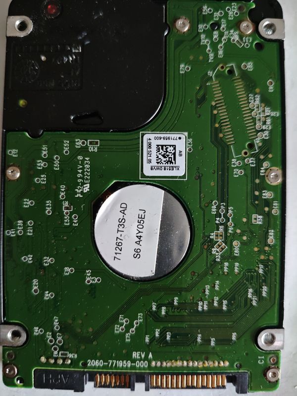 Placa PCB 2060-771959 — Western Digital WD5000LPVX-08V0TT5