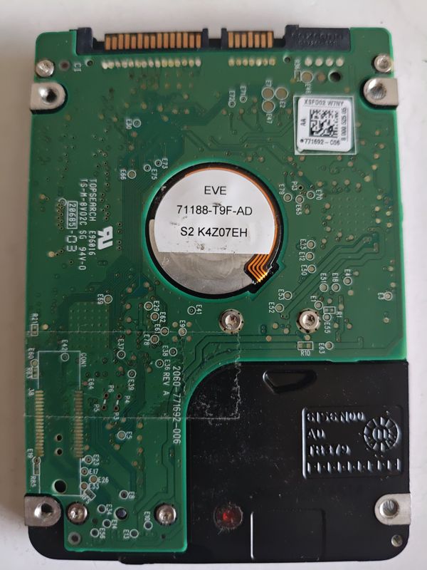 Placa PCB 2060-771692 — Western Digital WD3200BEKX-75B7WT0
