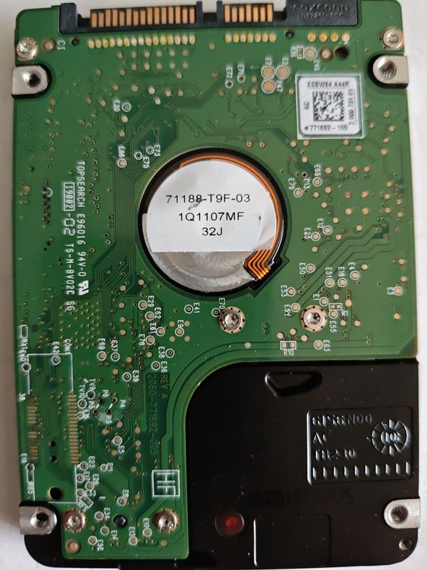 Placa PCB 2060-771692 — Western Digital WD3200BEKT-75PVMT0