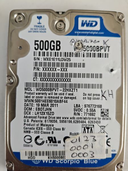WD5000BPVT-22HXZT1