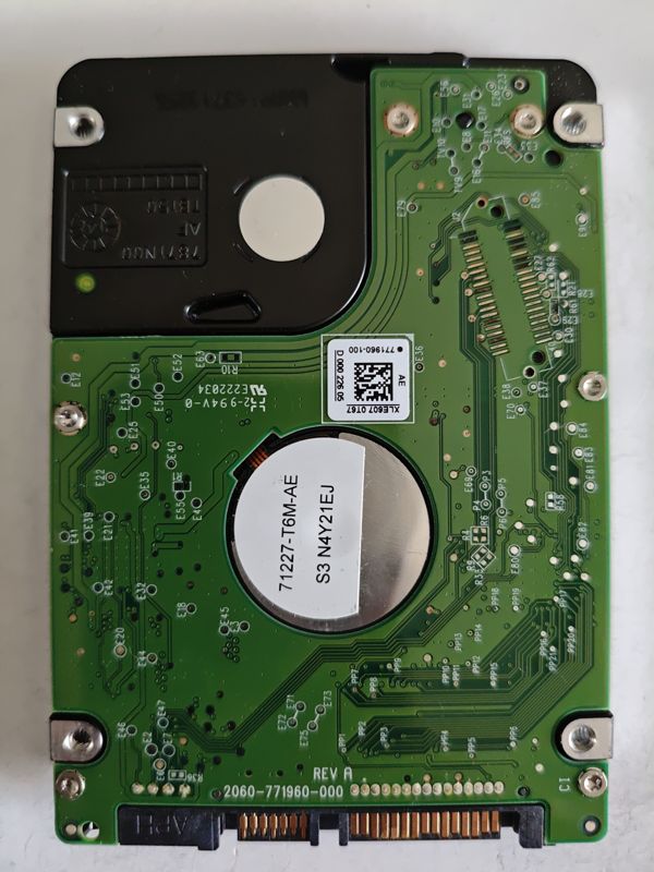 Placa PCB 2060-771960 — Western Digital WD10JPVX-22JC3T0