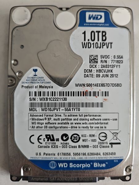 WD10JPVT-55A1YT0